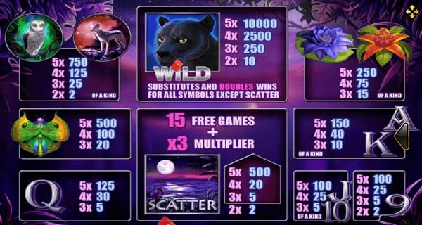 รีวิวเกม Panther Moon Slot 1