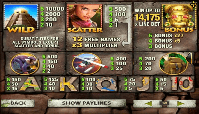 รีวิวเกมสล็อต Azteca 1