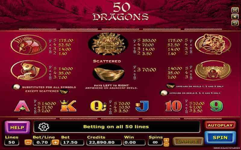 50 Dragons